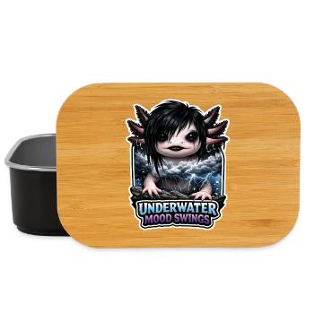 Axolotl lover, Cute Axolotl, Funny - Lunch Box - black - Front
