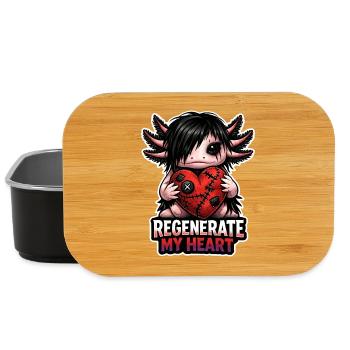 Axolotl lover, Cute Axolotl, Funny - Lunch Box - black - Front