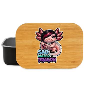 Axolotl lover, Cute Axolotl, Funny - Lunch Box - black - Front