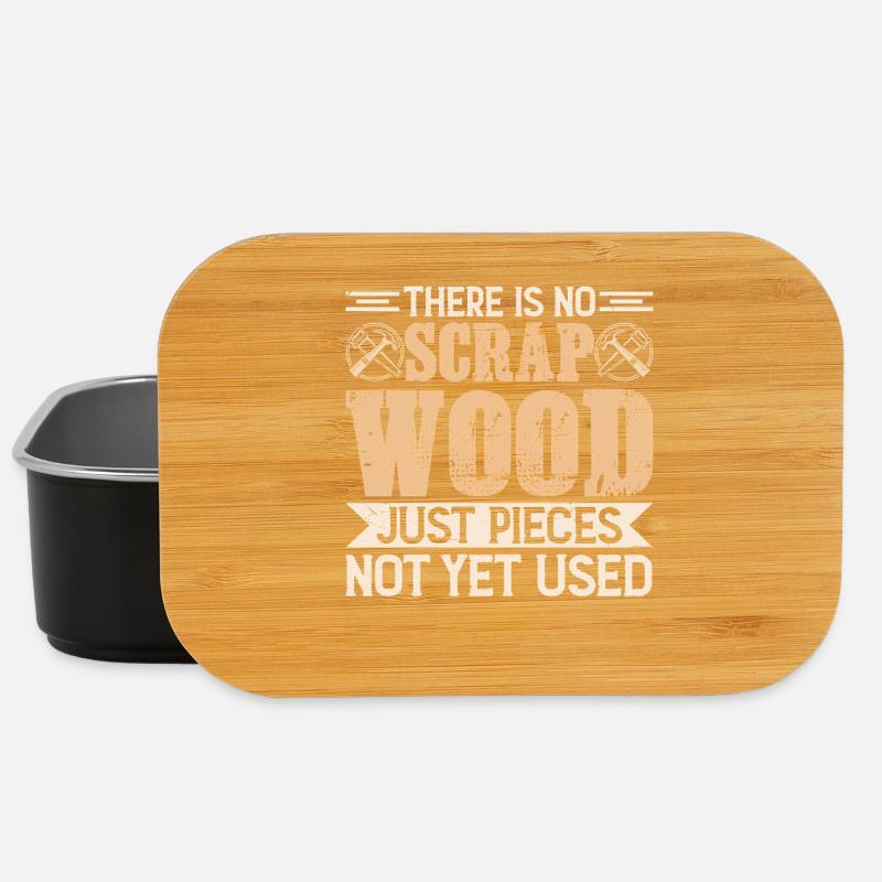 There Is No Scrap Wood - Lunch Box - Schwarz