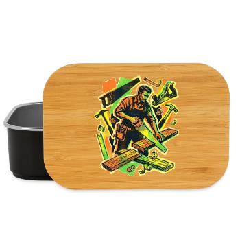 Artisan Carpenter Vintage - Lunch Box - black - Front