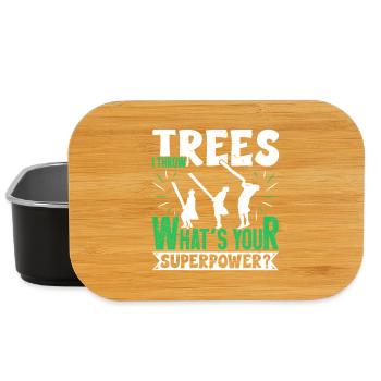  Caber Tossing Scottish Highland Games Highlander - Lunch Box - black - Front