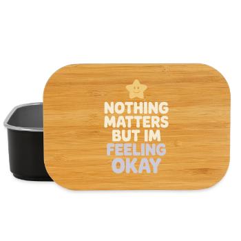 Existential humor, nihilism, humor, - Lunch Box - black - Front