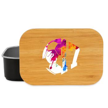 NO. 17 FOOTBALLER NUMBER 17 FOOTBALL 17TH BIRTHDAY - Lunch Box - black - Front