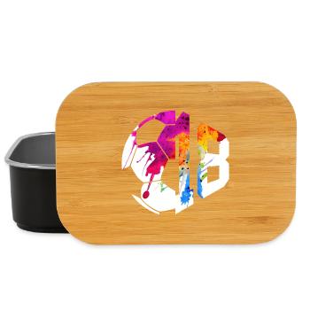 NO. 18 FOOTBALLER NUMBER 18 FOOTBALL 18TH BIRTHDAY - Lunch Box - black - Front