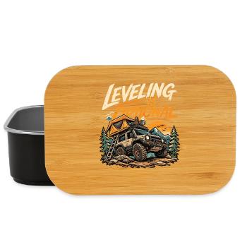 Leveling Is Optional – Offroad Camping Abenteuer  - Lunch Box - Schwarz - Vorne