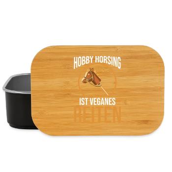 Steckenpferd Hobbyhorse Hobby Horsing - Lunch Box - Schwarz - Vorne