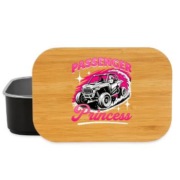 UTV Off Road Girl Woman 4 Wheeler Side by side - Lunch Box - Schwarz - Vorne