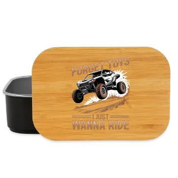 UTV Off Road Boy Men 4 Wheeler Side by side - Lunch Box - Schwarz - Vorne