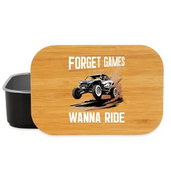 UTV Off Road Boy Men 4 Wheeler Side by side - Lunch Box - Schwarz - Vorne