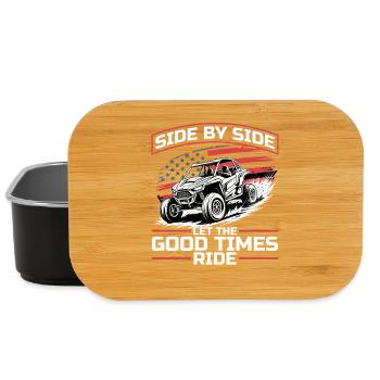 UTV Off Road Boy Men 4 Wheeler Side by side - Lunch Box - Schwarz - Vorne