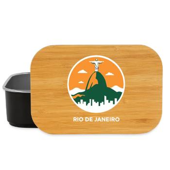Rio de Janeiro Christ Redeemer - Lunch Box - black - Front