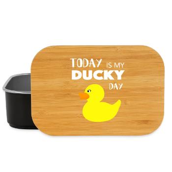Heute ist mein Enten-Tag - Lunch Box - Schwarz - Vorne