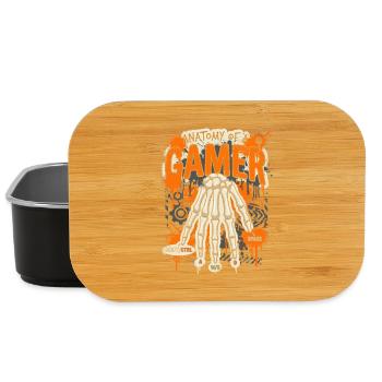 Anatomy of a gamer - Lunch Box - black - Front