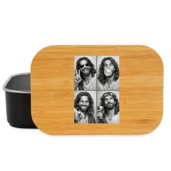 Strip photo de Jésus-Christ - Boîte à goûter - noir - Devant