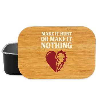 Vampiric Romantic Romance Goth Dark - Lunch Box - black - Front