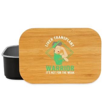 Organ Spender Leber Organspender Leberspende - Lunch Box - Schwarz - Vorne