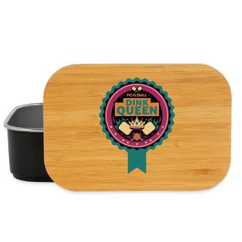 Pickleball Dink Queen Lustige Spielerin Love Pickleball - Lunch Box - Schwarz - Vorne