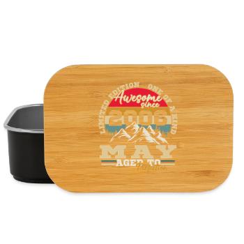 Mai 2006 Vintage-Geburtstagsgeschenk - Lunch Box - Schwarz - Vorne