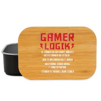 Gamer Logik Kraft im Spiel - Lunch Box - Schwarz - Vorne
