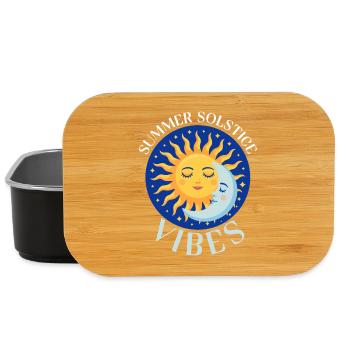 Litha Pagan: Sommersonnenwende, Mittsommer, Mittsommer, Mittsommer. - Lunch Box - Schwarz - Vorne