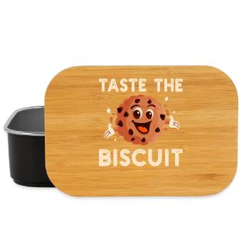 Taste the Biscuit Buddy - Lunch Box - black - Front