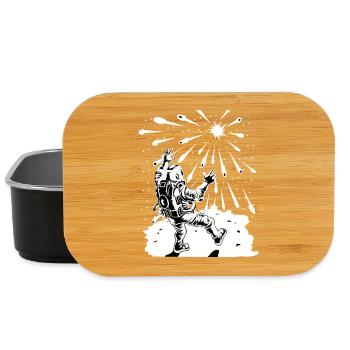 Astronaut Apocalypse-Shirt - Lunch Box - Schwarz - Vorne