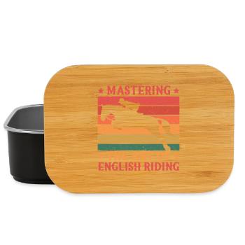 Hobby Horse Rider ARt Of English Riding English - Lunch Box - Schwarz - Vorne