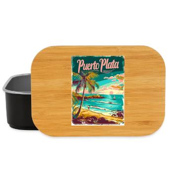  Puerto Plata Paradiesische Strände und - Lunch Box - Schwarz - Vorne