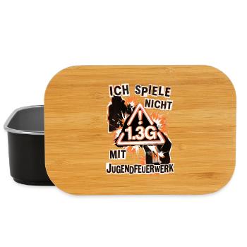 Pyro Feuerwerk Pyrotechniker - Lunch Box - Schwarz - Vorne