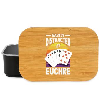 Leicht Von Euchre Abgelenkt - Lunch Box - Schwarz - Vorne