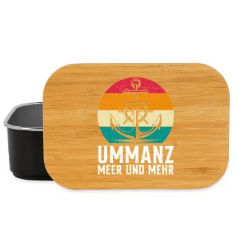 Ostsee Urlaub MEER UND MEHR Lustiges - Lunch Box - Schwarz - Vorne