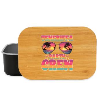 Tenerife Party Crew - Boîte à goûter - noir - Devant