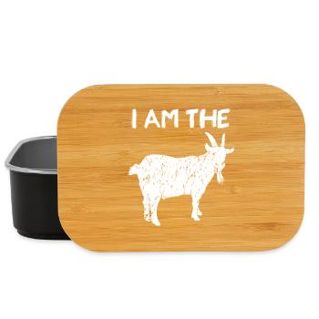 I Am The Goat Silhouette - Lunch Box - black - Front