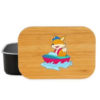 Fuchs kleines Boot - Lunch Box - Schwarz - Vorne