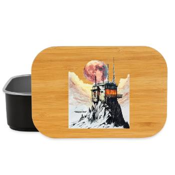Outpost One Moonrise Station - Lunch Box - black - Front