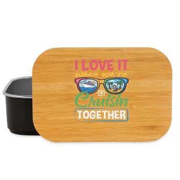 Voyage de vacances avec des lunettes de soleil Cruisin Together - Boîte à goûter - noir - Devant