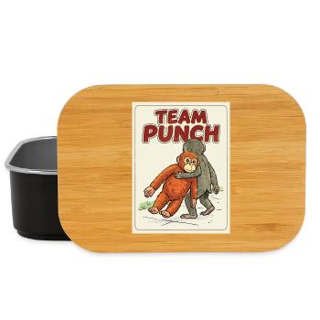 Team Punch Baby Monkey Punch - Lunch Box - black - Front