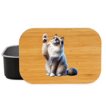 Ragdoll Katze Chatte Ragdoll - Boîte à goûter - noir - Devant