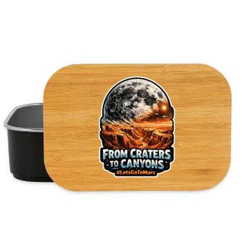 Lass Uns Zum Mars Gehen. Mars-erkundungsmission - Lunch Box - Schwarz - Vorne