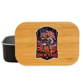 Lass Uns Zum Mars Gehen. Mars-erkundungsmission - Lunch Box - Schwarz - Vorne
