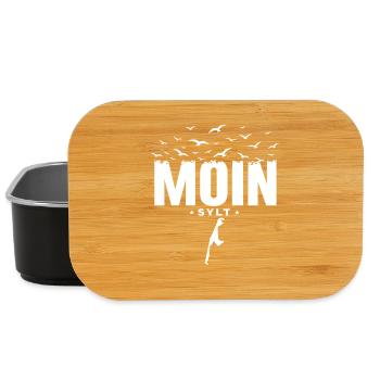 Moin Sylt North Sea Island Vacation Shirt - Lunch Box - black - Front