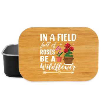 Rosenfeld : Motivation pour un cadeau de fleurs sauvages - Boîte à goûter - noir - Devant