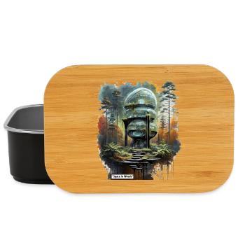Espace dans Woods Dome - Boîte à goûter - noir - Devant