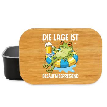 Die Lage Ist Besäufniserregend - Lunch Box - Schwarz - Vorne