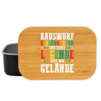 Eine Legende Geht vom Gelände - Lunch Box - Schwarz - Vorne