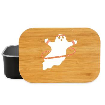 Hula Hup Hopp Halloween Hullern Huller Geist - Lunch Box - Schwarz - Vorne