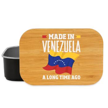 Venezuela Flagge Stolz & Heimat Venezuela - Lunch Box - Schwarz - Vorne