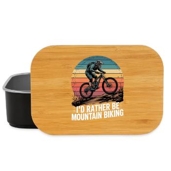 VTT, Descente, Action du cyclisme - Boîte à goûter - noir - Devant