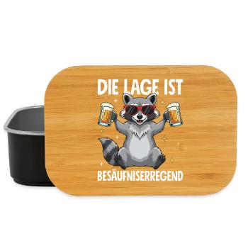 Die Lage Ist Besäufniserregend - Lunch Box - Schwarz - Vorne